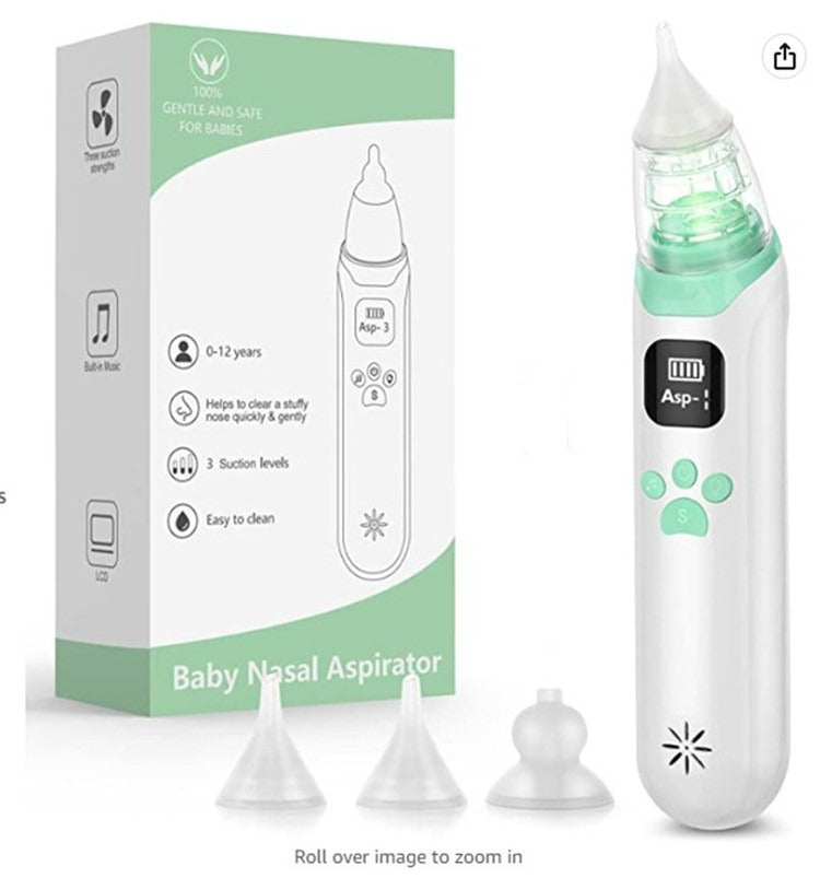 Electric Baby Nasal Aspirator – Medical-Grade, Safe & Effective